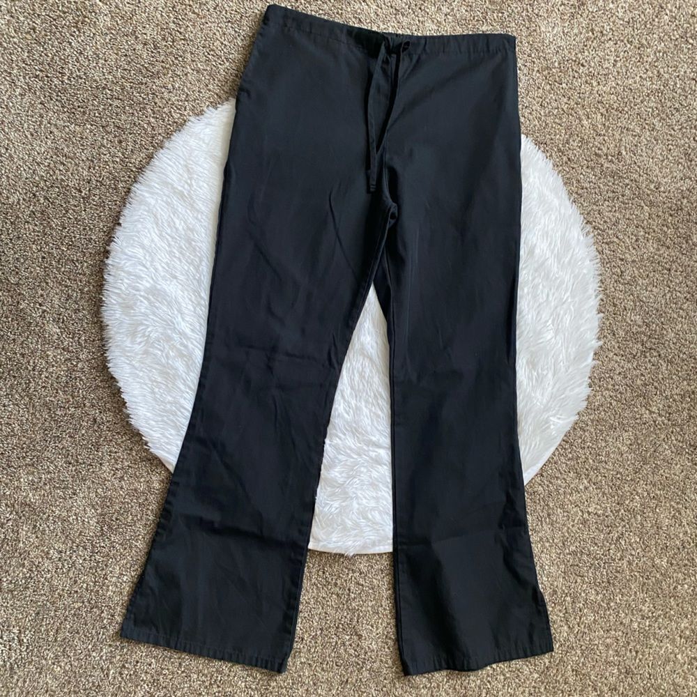 Cherokee‎ Black Scrub Pants Womens Size XS Drawstring Waist